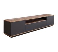 Vente-unique Calicosy Meuble TV 3 Portes - L180 cm - en Panneaux de Particules - Disponible en 2 Coloris - Meuble Gain de Place - pour Salon - L180 x l44,5 x H44,6 cm
