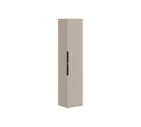 Vente-unique - Colonne de Salle de Bain Suspendue striée - Coloris Beige - H160 cm - DALIKO