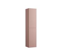 Colonne de salle de bain suspendue striée rose - H160 cm - SATARA
