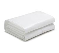 Vente-unique - Couverture de Rechange pour Serre Tunnel avec Porte 36 m² - L300 x l1200 x H200 cm - Blanc - ALOCASIA