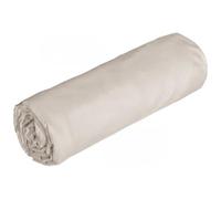 Vente-unique - Drap Housse Percale de Coton 80 Fils/cm² - 160 x 200 cm - Bonnet 30 cm - Beige - Agami de Palacio