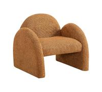 Vente-unique - Fauteuil à dossier droit 1 Mosalo - Polyester - Terre cuite