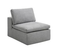Vente-unique - Fauteuil compressé en Tissu Gris CORTOLINE