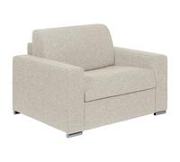 Vente-unique - Fauteuil Convertible Express en Tissu texturé Beige - Couchage 70 cm - Matelas 18 cm - CALITO