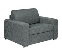 Vente-unique - Fauteuil Convertible Express en Tissu texturé Vert Sapin - Couchage 70 cm - Matelas 18 cm - CALITO