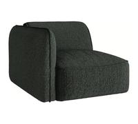 Vente-unique - Fauteuil d'angle Gauche en Tissu Chenille Vert CAMILIO de Maison Céphy