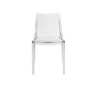 Vente-unique - Lot de 2 chaises en Polycarbonate - Cristal - RANZAKA