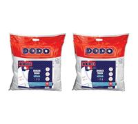 Vente-Unique Lot de 2 oreillers DODO toucher peau de pêche - 60 x 60 cm - DOUX DUO