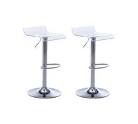 Vente-Unique Tabourets de bar OLIVER - Transparent