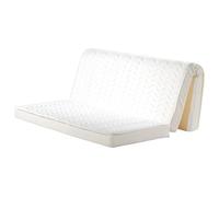 Vente-unique - Matelas 140 x 190 cm en Mousse BZ épaisseur 10cm - Feria de DREAMEA - Mousse 25kg/m³ - Couchage Occasionnel - Pratique et Confort - Soutien Ferme