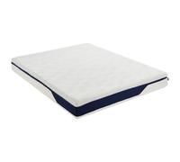 Matelas 140 x 190 cm mousse HD 7 zones et gel à mémoire de forme déhoussable ép.22cm - FAGANI de YSMEE