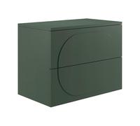 Vente-unique - Meuble sous Vasque Suspendu avec Planche - Vert - 80 cm - VUTOMA