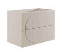 Vente-unique - Meuble sous Vasque Suspendu - Beige - 80 cm - VUTOMA