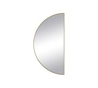 Vente-unique - Miroir Demi-Cercle Design en métal - L.50 x H.100 cm - Doré - Gavra