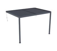 Vente-unique - Pergola adossée bioclimatique en Aluminium avec Lames orientables 11,85 m² - MANDELLO