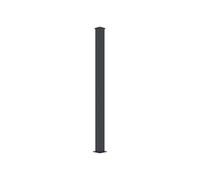 Vente-unique - Pilier pour portail en aluminium - L15 cm x H190 cm - anthracite - NERETO