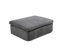Vente-unique - Pouf en Tissu Gris Anthracite CORTOLINE