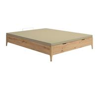 Sommier coffre 160 x 200 cm - Naturel clair - VEONA de YSMÉE