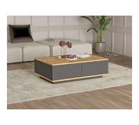 Table basse FR14-AA Pin Atlantique anthracite 90 x 60 x h28,6
