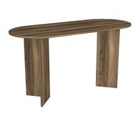 Vente-unique Table console - Couleur bois foncé - Topania