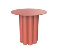 Vente-unique - Table d'appoint en métal - Terracotta - GAVOPI