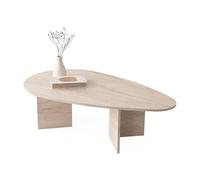 Vente-unique - Table de Salon Basse - Beige - Bois, Panneau - LOMARETI