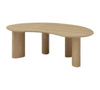Vente-unique - Table de Salon Basse - Naturel Clair - Bois, Panneau - CALYNOR