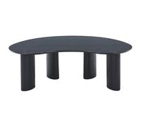 Vente-unique - Table de Salon Basse - Noir - Bois, Panneau - CALYNOR