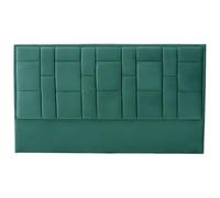 Vente-unique - Tête de lit 160 cm - Velours - Vert - Hermine