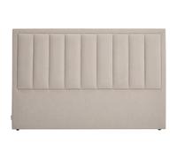 Tête de lit avec couture verticale - 180 cm - Tissu - Beige - RIVADIO