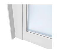Vente-unique - Verriére Atelier en Aluminium thermolaqué Blanc 60 x 105 cm (L x H) - Bayview