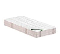 Matelas 90 x 190 cm ressorts ensachés 5 zones accueil mémoire de forme et coutil anti-punaises de lit ép.24 cm - VIREVO de NATUREA