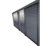 Ventelles latérales mobiles en aluminium pour pergola bioclimatique PER 3630 BI et PER 3660 BI - 3,60 m