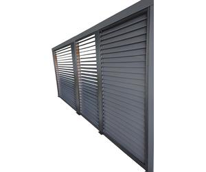 Ventelles latérales mobiles en aluminium pour pergola bioclimatique PER 3630 BI et PER 3660 BI - 3,60 m