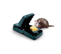 Venteo 4 Piège à Souris Tapette à Souris Professionnel - Piège réutilisable - Convient pour la - Maison et Extérieur - Souricière - Vert - Taille 6.5x10.5x5cm