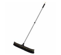 VENTEO - Balai Pro Brosse Extérieur | Balai Brosse Sol Dur Extérieur | Manche Télescopique | Tête XXL, Poils Longs Renforcés | Balayage Efficace et Confortable | Terrasse, Balcon, Garage, Jardin, Cour