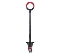 VENTEO - Bêche Professionnelle Spécial Massifs RootSlayer | Lame En V Dentée Acier Carbone | Repose-Pied | Coupe Racines et Creusage Précis | Outil Jardinage Massifs Bordures | Sols Compacts Jardin