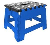 Venteo - Bleu 31.5 x 25.5 X 22 cm Marche Pied Pliant - Résiste jusqu'à 150kg de charge - Pliable Bleu G