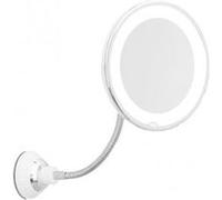 Venteo - Flexible Mirror - Miroir LED, fixation ventouse, manche flexible, miroir grossissant x10 G