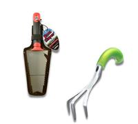 venteo Multicouleur RootSlayer à Main + Cultivateur manuel ergonomique Outils multifonctions pour votre jardin - Jardinage Outils de jardin