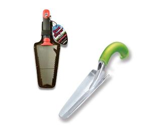 venteo Multicouleur RootSlayer à Main + Transplantoir ergonomique Outils multifonctions pour votre jardin Jardinage