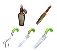 venteo Pack outillage à main RootSlayer? Outils légers durables et polyvalents Creuser/Couper/Transplanter/Désherber/Cultiver