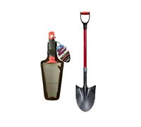 Venteo - Pack RootSlayer™ - Noir - Adulte - RootSlayer à main™ + RootSlayer Pelle à rebords™ - Jardin - Acier de carbone - Manche 360° Noir G
