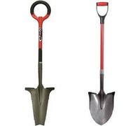 Venteo – Pack RootSlayer™ – RootSlayer + Pelle à rebords – Acier de carbone – Manche 360° – Noir