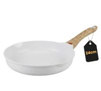 Venteo - Poele Induction Fonte Aluminium 24 cm| Ustensiles De Cuisine Polyvalents | Entretien Lave Vaisselle | Compatibilité Gaz Electrique Plaque Induction | Cuisson Homogène Diffusion Thermique