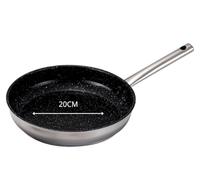 Poêle inox avec revêtement céramique 20 cm Kitchenpro