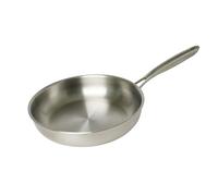 Venteo Poele Inox 24cm Plaque Induction 2 Feux Poele Induction Durable Et Résistant Diffusion Uniforme De La Chaleur