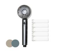 VENTEO | Pommeau De Douche Haute Pression + Cartouche x5 | Pommeau De Douche Anti Calcaire