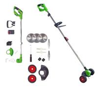 VENTEO Outil Multifonction Électrique Sans Fil Tondeuse Gazon Compacte et Taille Haie Batterie Coupe Bordure Jardin Extérieur Léger et Polyvalent Entretien Précis pour Pelouse et Arbustes