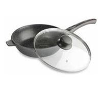 Venteo - Kitchenpro - Sauteuse Façon Pierre + Son Couvercle En Verre - 24cm